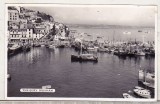 bnk cp Marea Britanie - Brixham - Portul - barci pescaresti - circulata 1959