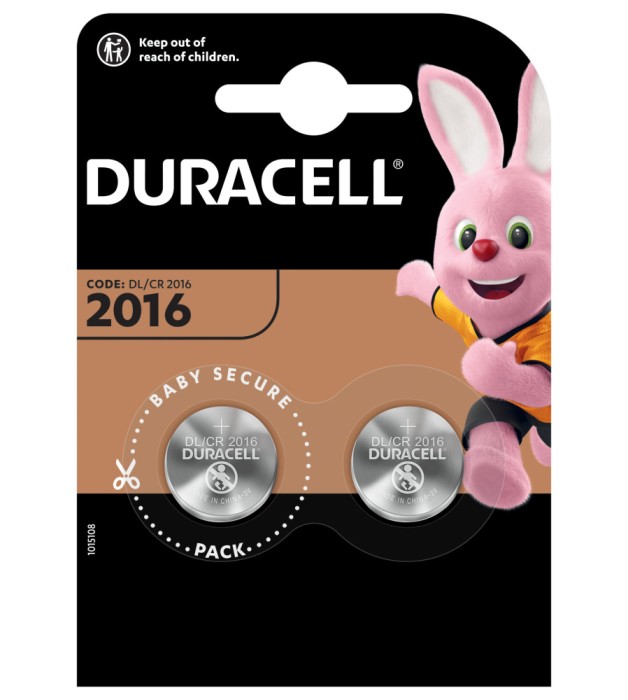 Baterie Duracell CR2016 6016 90mAh 3V-Conținutul pachetului 1x Blister