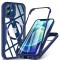 Husa MagSafe pentru Apple iPhone 12, Techsuit, ColorVerse 360, Albastra