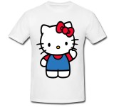 Tricou &quot; Hello Kitty, easy hello &quot;