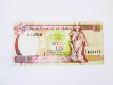 Malta 2 Lire/Liri 1967(1989),bancnota din imagini