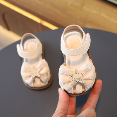 Sandale albe pentru fetite - Star (Marime Disponibila: Marimea 23) foto