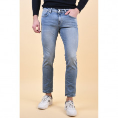 Blugi Selected Slim-Leon 1466 Light Blue Denim foto