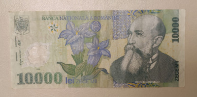 Rom&amp;acirc;nia - 10 000 Lei (2000) s7245 polimer foto