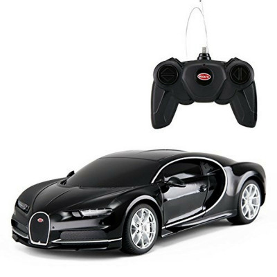 Masina cu telecomanda Bugatti Chiron, scara 1:24, Negru foto