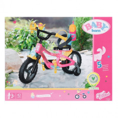 Bicicleta Cu Lumini Si Claxon pentru Papusi Zapf Creation Baby Born foto