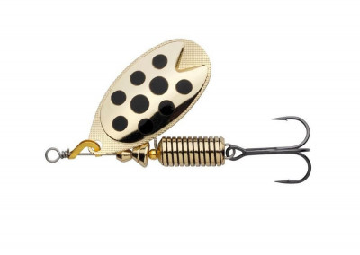 Abu Garcia Spinner Fast Attack 10g Gold/Black Dots foto