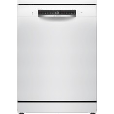 Masina de spalat vase Bosch SMS4EVW08E, 14 seturi, 6 programe, EfficientDry, Sistem Rackmatic, Home Connect, Clasa B, 60 cm, Alb