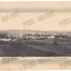 3535 - HATEG, Hunedoara, panorama, Romania - old postcard - used - 1913