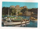 FA128 -Carte Postala- ITALIA - Sorrento. Hotel Vittoria e porto, circulata 1969