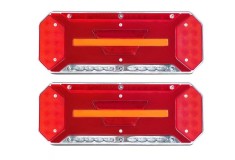 Set lampi LED cu efect de neon și semnalizare dinamică, 5 funcții autocar, camion, utilaje, remorcă, rulotă,tractor