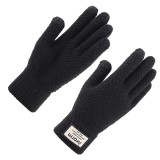 Manusi touchscreen barbati iWarm, lana, negru, ST0007