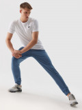 Pantaloni de antrenament cu uscare rapidă pentru bărbați - denim, 4F Sportswear