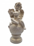 Cumpara ieftin Statueta decorativa, Inger, Crem, 34 cm, DV10-10P