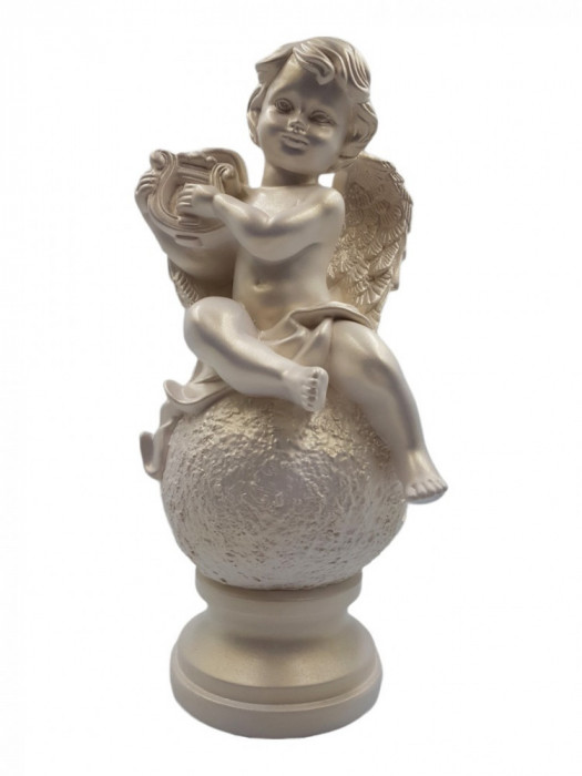 Statueta decorativa, Inger, Crem, 34 cm, DV10-10P