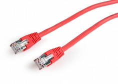 Cablu retea Gembird Patchcord RJ45 Cat 6 FTP 5 m Rosu foto