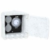 Priză de grădină tip &quot;piatră&quot; cu temporizator, vidaXL