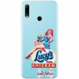 Husa silicon pentru Huawei P Smart 2019, American Vintage Restaurant Sign