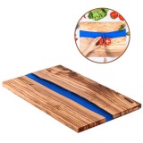 Tocator bucatarie din Lemn de maslin, 23cm x 35 cm, Platou servire cascaval /mezeluri, Koken