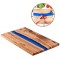 Tocator bucatarie din Lemn de maslin, 23cm x 35 cm, Platou servire cascaval /mezeluri, Koken