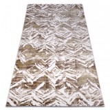 Covor acril DIZAYN 121 bej / verde, 80x150 cm, Dreptunghi
