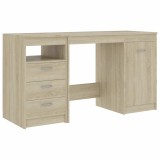 Cumpara ieftin Birou, stejar Sonoma, 140 x 50 x 76 cm, lemn prelucrat