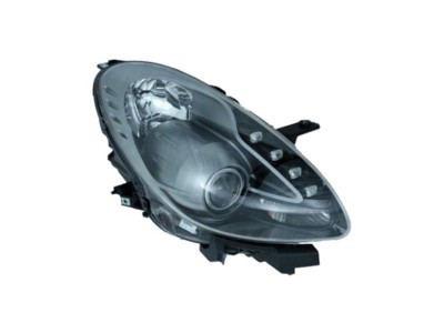 Far Alfa Romeo Giulietta (940), 05.2010-, fata, Dreapta, cu daytime running light; H1+H7+LED; electric; rama argintie; cu motor, DEPO foto