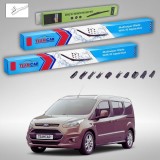 Cumpara ieftin Ștergătoare Ford Tourneo Connect Gen II V408 Estate 2-Door 2013-prezent | Set Față și Spate Flat Premium &ndash; TeamCar&reg;