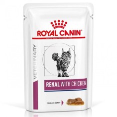 Royal Canin Renal with Chicken, hrana umeda pisica, 85 g
