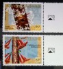 Noua Caledonie 1996 flori, plante native serie 2v. Neștampilată Mnh, Nestampilat