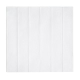 Set 10 placi tapet 3d, flippy, 70 x 70 cm, grosime 3 mm, din rasina, tip placi de lemn, suprafata acoperita 4.9 mp, alb