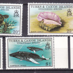 Turks Caicos 1979 fauna MI 425-429 MNH ww81