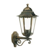 Felinar de perete de exterior SOVIL MERLET din aluminiu si sticla, E27, IP43, model 3010/42, negru