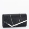 Plic negru cu sclipici BCK-1108 01