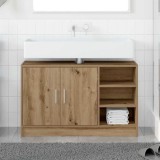 vidaXL Dulap pentru chiuvetă din stejar artizanal 90x29x55 cm lemn prelucrat
