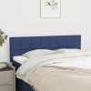 VidaXL Tăblii de pat, 2 buc., albastru, 72x5x78/88 cm, textil 346052