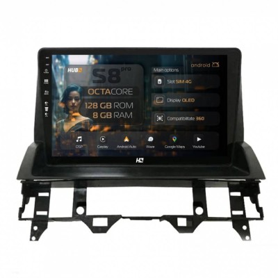 Navigatie Mazda 6 (2002-2008) 8GB RAM Android 13 Octacore Slot Sim 4G DSP GPS Wi-FI Carplay Android Auto USB Bluetooth Waze Touchscreen 10 Inch foto