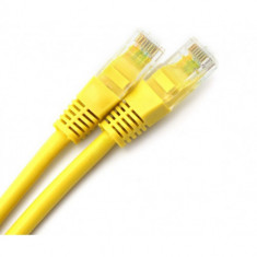 Patchcord Spacer UTP Cat 5e 0.25m Yellow foto