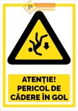 Indicator atentie cadere de la inaltime