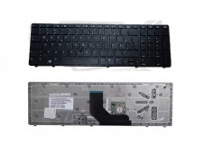 Tastatura laptop HP ProBook 6560b neagra US cu rama foto