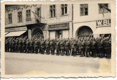 D576 Fotografie soldati romani Brasov anii 1930 poza veche foto