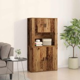 vidaXL Bufet Lemn vechi 80 x 33 x 150 cm Lemn compozit