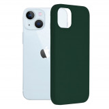 Cumpara ieftin Husa pentru iPhone 13, Techsuit Soft Edge Silicone, Dark Green