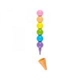 Cumpara ieftin Creioane intercalate si radiera parfumata Rainbow Scoops, Ooly