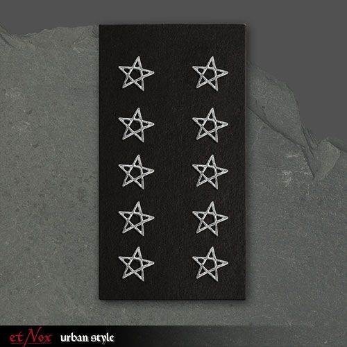 Cercei argint Pentagrama Cercei argint Pentagrama