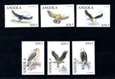 ANGOLA 2000-Doua serii de timbre de cate 3 bucati fiecare MNH foto