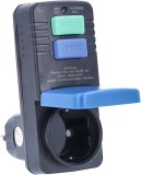 Adaptor de protectie personala PRCD, priza cu protectie diferentiala 30 mA, timp de declansare mai mic de 30 ms, 230V, 16A, max. 3500W IP44