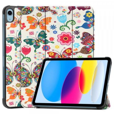 Husa pentru Apple iPad (2025) / (2022), Techsuit, FoldPro Butterfly, Multicolor foto
