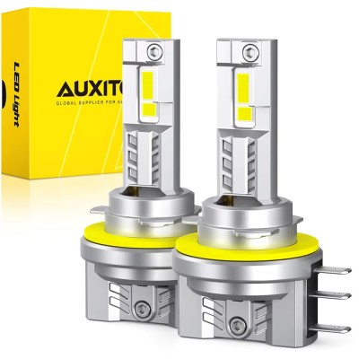 Set 2 Becuri auto LED Auxito&amp;reg;, H15 pentru lumini de zi/faza lunga/faza scurta, super luminoase 6500K alb rece foto