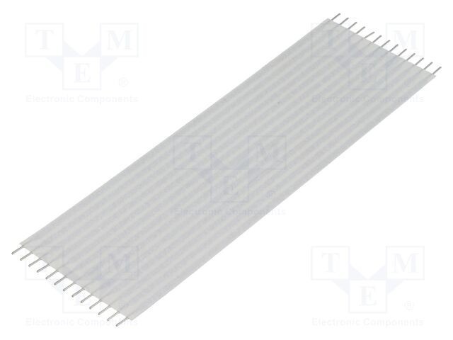Conector cablu jumper flexibil TE Connectivity Flexstrip 2,54mm 13 pini drepte 101,6mm Nomex